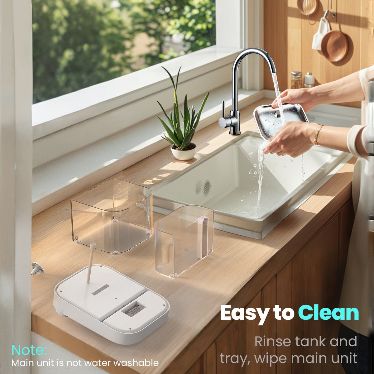 Smart Cat Water Fountain Filter Free with App Monitoring and Separate Water Tanks
