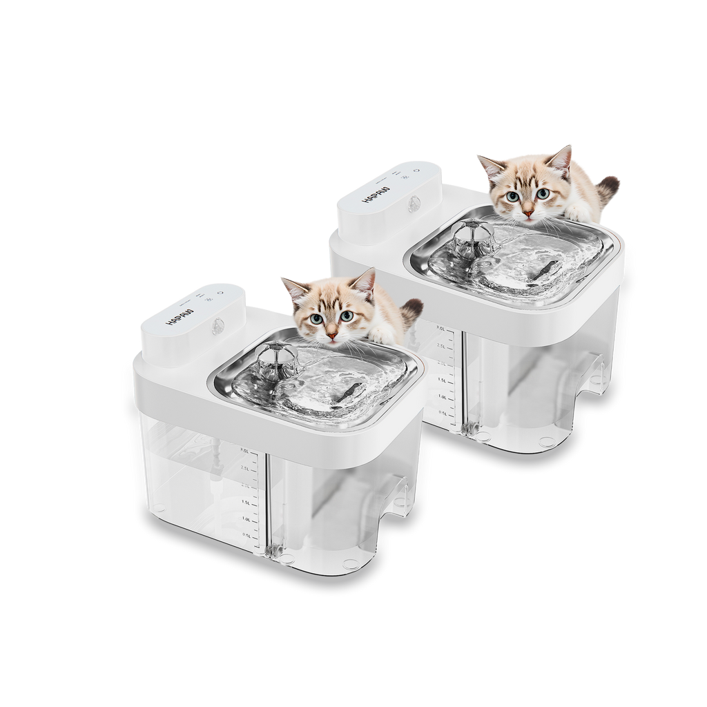 Smart Cat Water Fountain Filter Free with App Monitoring and Separate Water Tanks