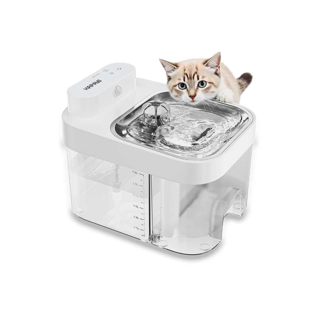Smart Cat Water Fountain Filter Free with App Monitoring and Separate Water Tanks