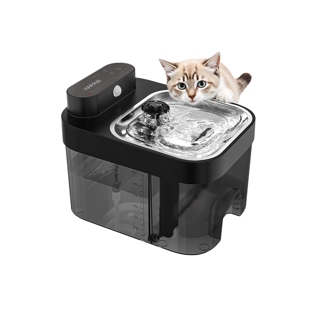 Smart Cat Water Fountain Filter Free with App Monitoring and Separate Water Tanks