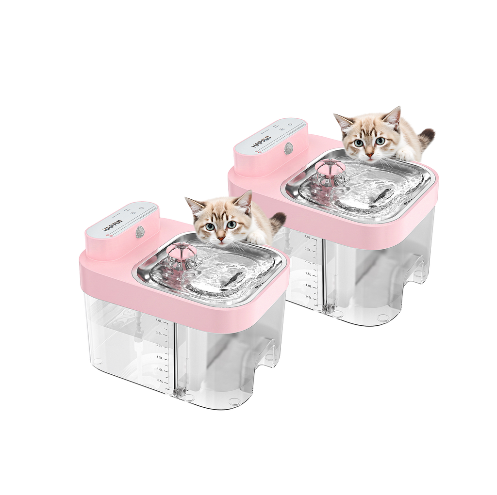 Smart Cat Water Fountain Filter Free with App Monitoring and Separate Water Tanks